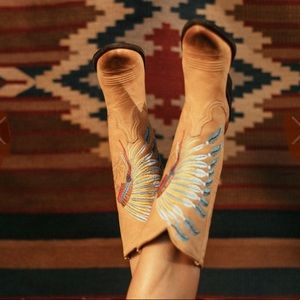 💥👢AMAZING Old Gringo Indian Chief boots